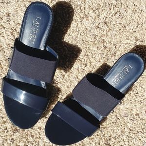 Navy blue Ralph Lauren wedge